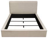Cloud 43" Low Profile Queen Bed, Sand Fabric By Diamond Sofa